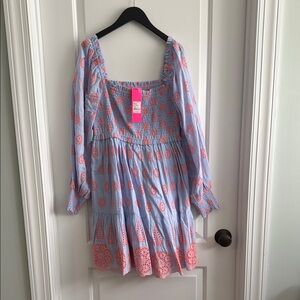Lilly Pulitzer Blue and Pink Dress